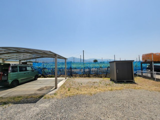 【展望】 | 山梨市上栗原 平成25年築中古戸建 リフォ済 敷地128坪 | 南側は畑の為、抜けた眺望。日当たり良好です。