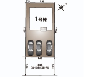 【区画図】 | クレイドルガーデン光市中央第9一号地