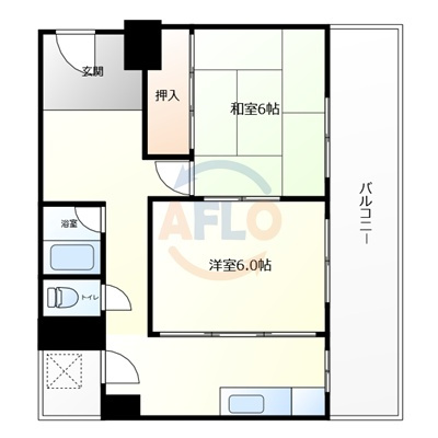 三ツ輪マンションの間取り