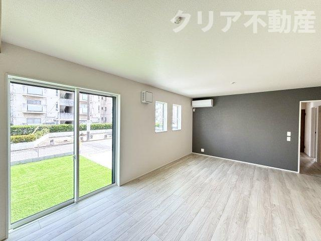 【居間・リビング】 | 前橋市朝倉町3丁目新築　LDKエアコン付き！