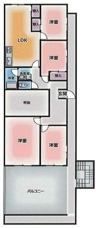 ＵＣ魚の棚の間取り