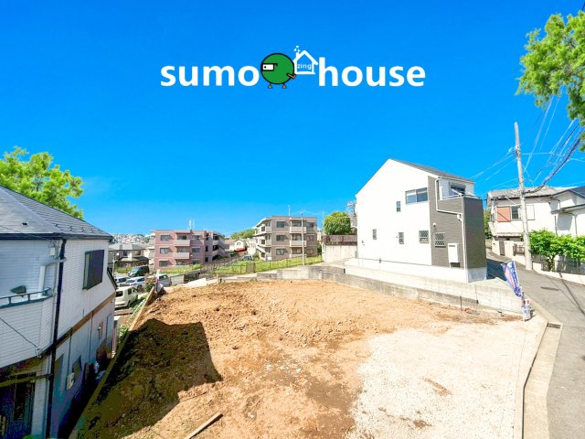 横浜市保土ヶ谷区上菅田町　1号棟の前面道路含む現地写真|前面道路含む現地写真です