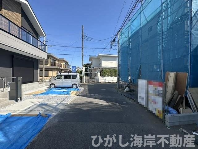 藤沢市辻堂太平台1丁目　新築戸建　全２棟の前面道路含む現地写真|現地外観