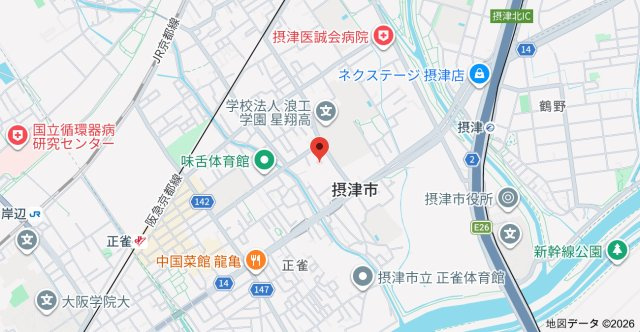 カーサアルペジオB棟の地図