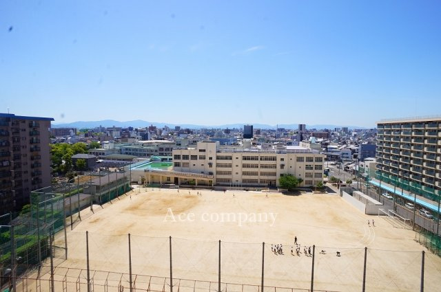 【展望】 | メガロコープ平野1号棟 | 高層階、前面は棟が無く眺望良好です！
