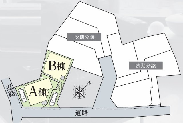 菊名3丁目　B号棟の区画図
