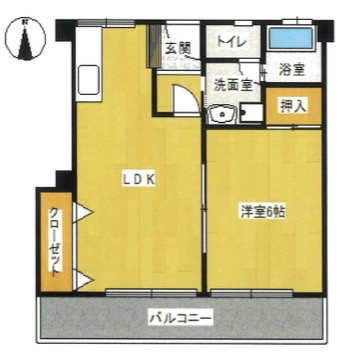 パラツィーナ二見の間取り