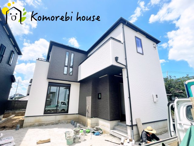 上尾市平方　3期　新築一戸建て　グラファーレ　04の外観|26.8.7　撮影済み