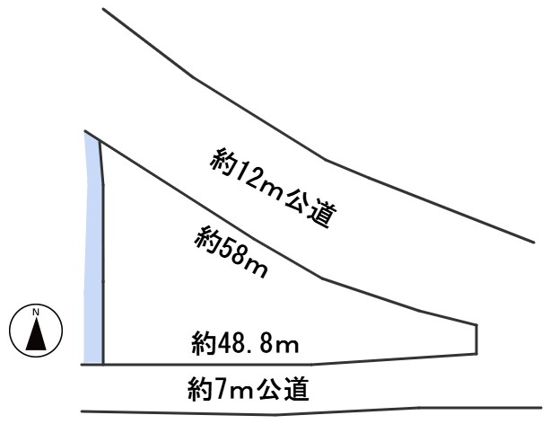 ６６７９０　本巣郡北方町北方土地の区画図