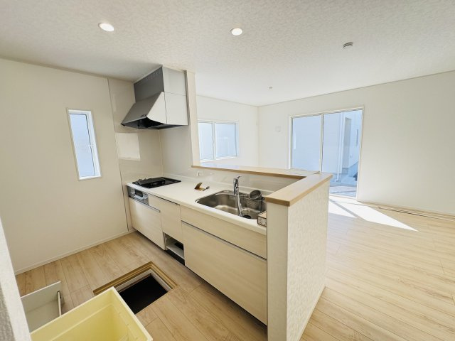 新築　前橋市稲荷新田町第3　クレイドルガーデン　3号棟のキッチン|前橋市稲荷新田町第3　クレイドルガーデン