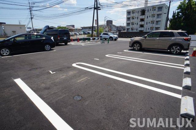 熊本市東区下南部１丁目のアパートの駐車場