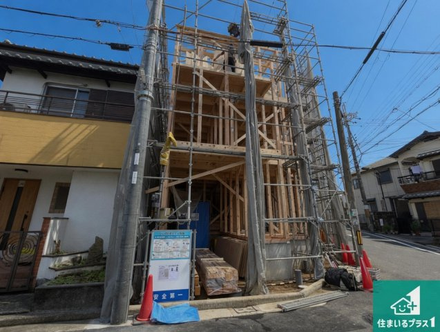 堺市東区西野　第6期　新築一戸建ての外観|現在建築中！落ち着いた街並みで新生活を始めることが出来そう！周辺の物件も併せてご紹介させて頂きます！