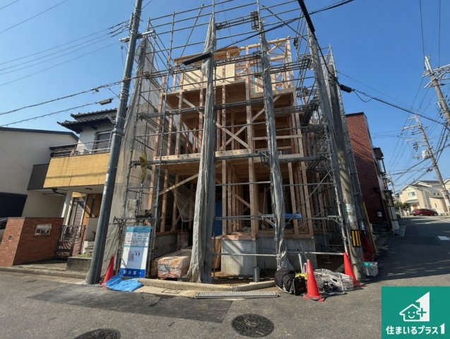 堺市東区西野　第6期　新築一戸建ての外観|現在建築中！落ち着いた街並みで新生活を始めることが出来そう！周辺の物件も併せてご紹介させて頂きます！
