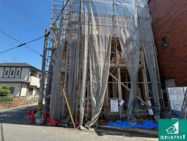堺市東区西野　第6期　新築一戸建ての外観|現在建築中！落ち着いた街並みで新生活を始めることが出来そう！周辺の物件も併せてご紹介させて頂きます！
