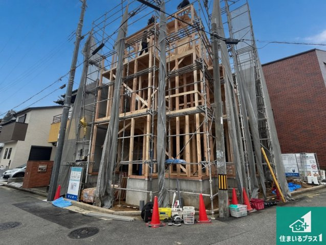 堺市東区西野　第6期　新築一戸建ての外観|現在建築中！落ち着いた街並みで新生活を始めることが出来そう！周辺の物件も併せてご紹介させて頂きます！