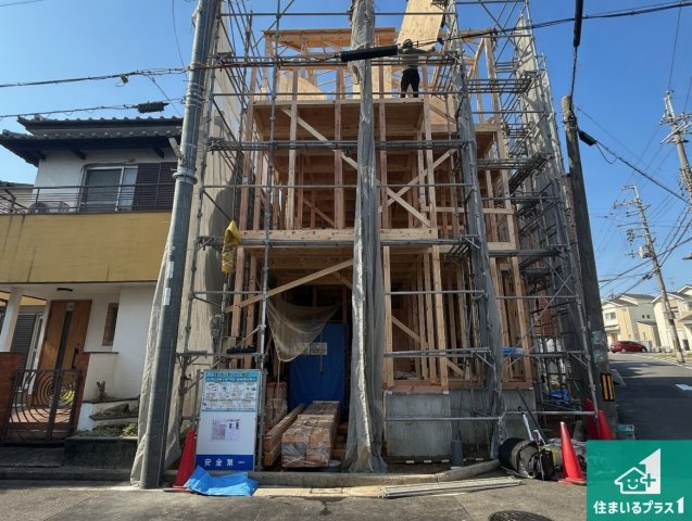 堺市東区西野　第6期　新築一戸建ての外観|現在建築中！落ち着いた街並みで新生活を始めることが出来そう！周辺の物件も併せてご紹介させて頂きます！