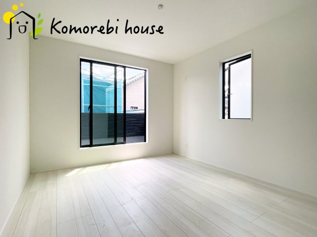 上尾市平方　3期　新築一戸建て　グラファーレ　05の洋室|26.8.7　撮影済み