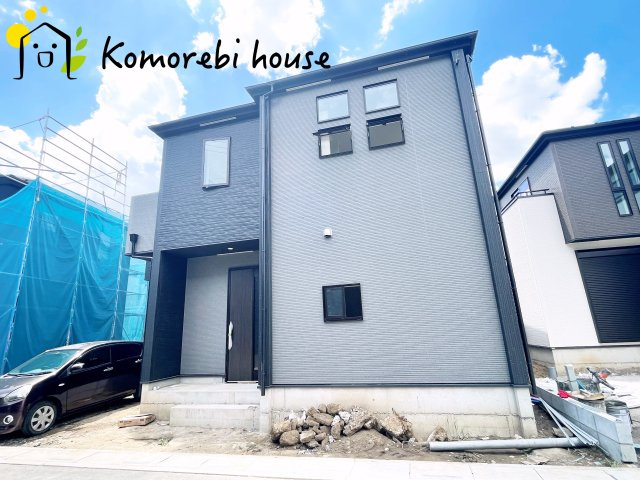 上尾市平方　3期　新築一戸建て　グラファーレ　05の外観|26.8.7　撮影済み