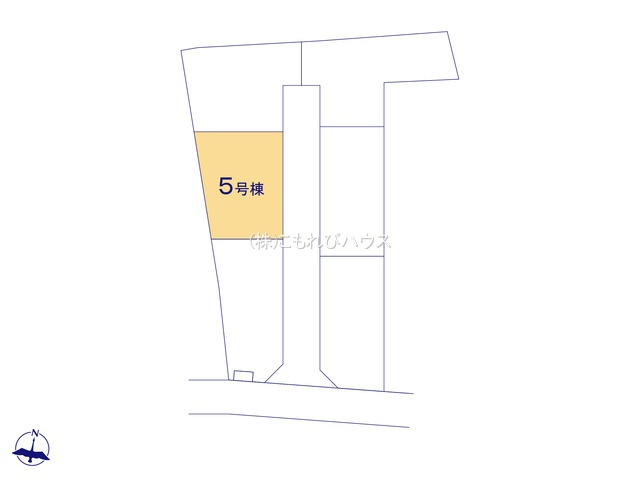 上尾市平方　3期　新築一戸建て　グラファーレ　05の区画図|5号棟
26.8.7　撮影済み