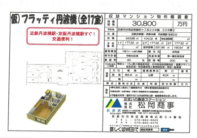 【その他】 | 仮）フラッティ丹波橋