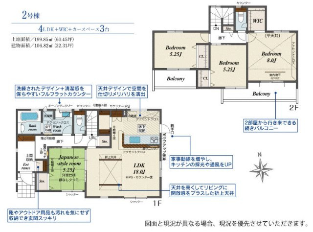 藤岡市藤岡（全8棟）2号棟の間取り