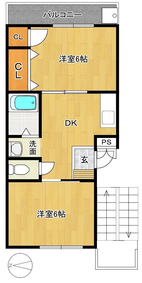グリーンハイムの間取り