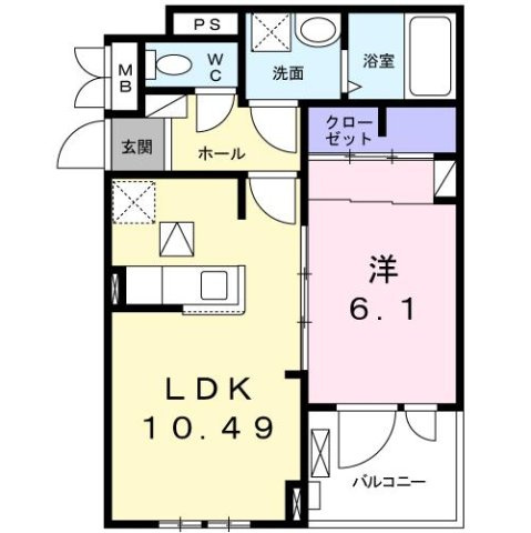 グランドールの間取り