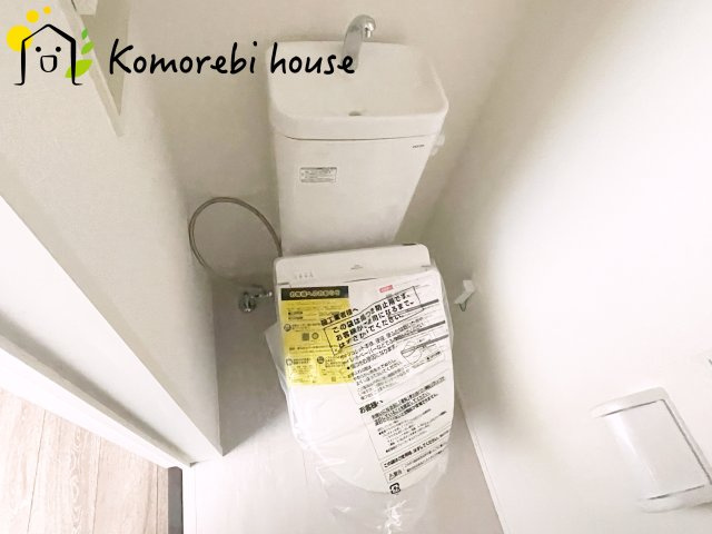上尾市平方　3期　新築一戸建て　グラファーレ　06のトイレ|トイレもきれいです