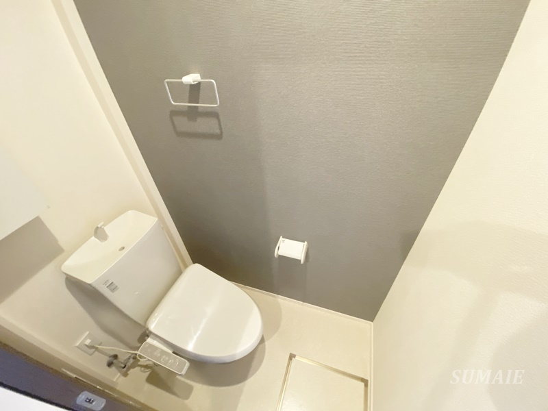さいたま市中央区鈴谷４丁目の賃貸マンションのトイレ|落ち着いた色調のトイレです☆