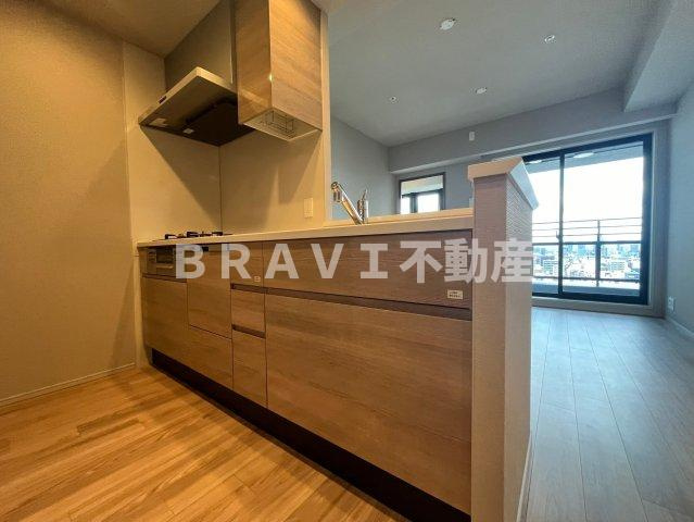 ブランズタワー谷町四丁目のキッチン