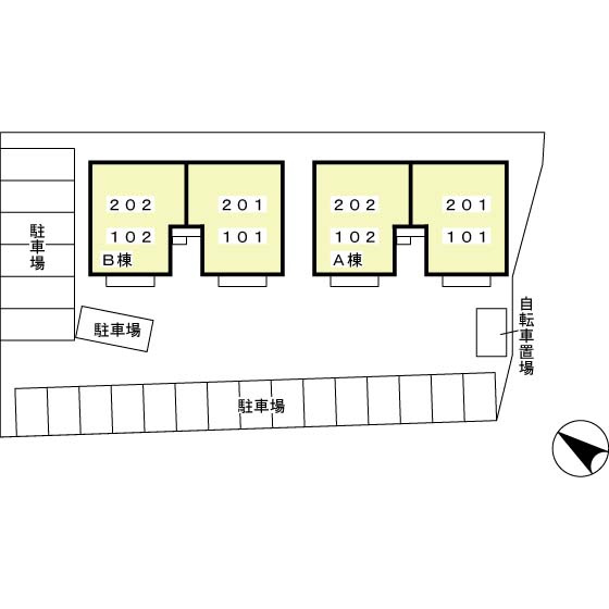 ドリームステージ　Ａ　　刈谷市近郊の賃貸ならクラスホーム刈谷店の区画図