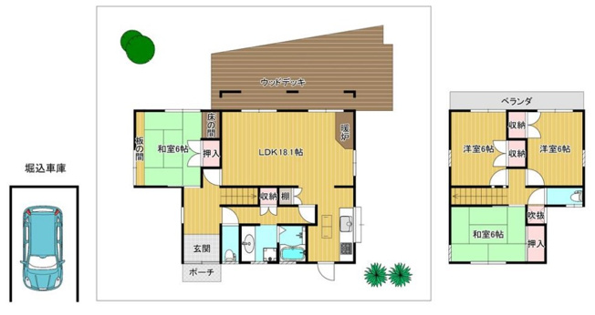 【間取り】 | 塩屋北町３丁目　中古戸建
