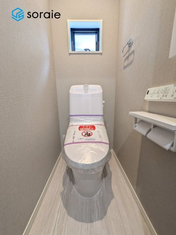 所沢市荒幡全1棟　新築戸建　グローバルガーデンのトイレ|2025/5/25撮影