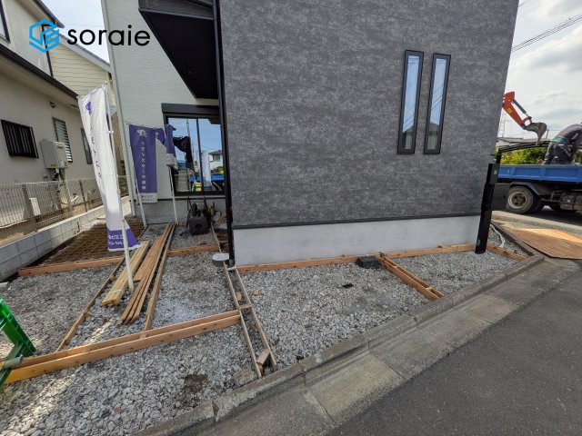 所沢市荒幡全1棟　新築戸建　グローバルガーデンの駐車場|2025/5/25撮影