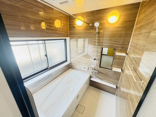高崎市新町　中古住宅の浴室|現地写真　高崎市新町中古住宅