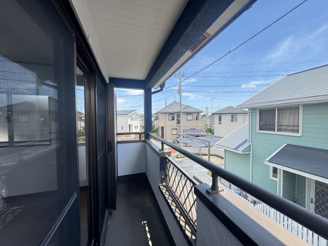 高崎市新町　中古住宅のバルコニー|現地写真　高崎市新町中古住宅