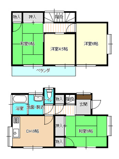 【間取り】 | 前久保南ハウス