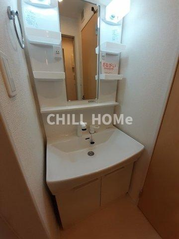 Ｎｅｗ　エスポワール　Ⅱの洗面所|当社、チルホームのHPもご覧ください(^^)/物件情報多数♪