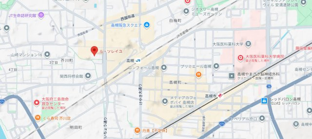 ル・ソレイユの地図