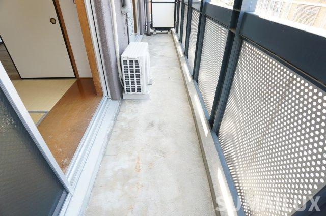 熊本市中央区水前寺２丁目の賃貸マンションのバルコニー