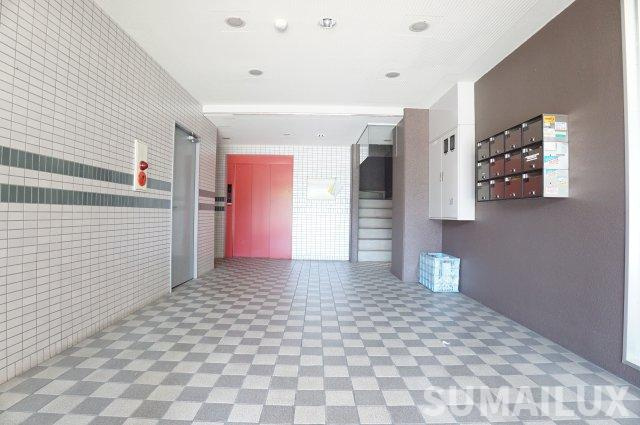 熊本市中央区水前寺２丁目の賃貸マンションのロビー