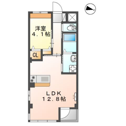 アムール菊陽の間取り