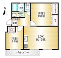 【間取り】 | 南向きで北面に遮る物無く陽当り通風良好