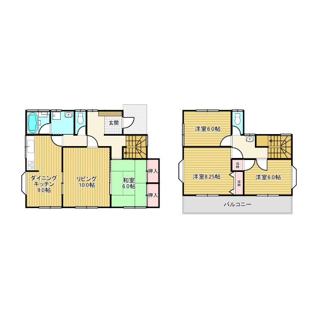 箱田町中古住宅の間取り|■4LDKの間取