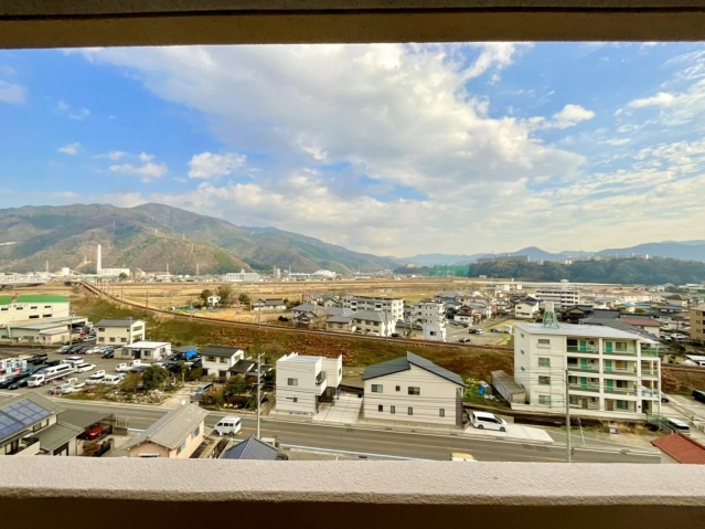 ハイタウン堀田の展望|※写真は別部屋の物です。参考にご覧ください。