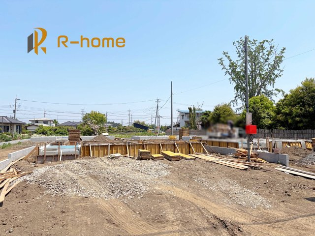 那珂市杉第3　新築戸建て　3号棟の外観|2026年8月完成予定！近隣の同仕様完成物件をご見学いただけます♪