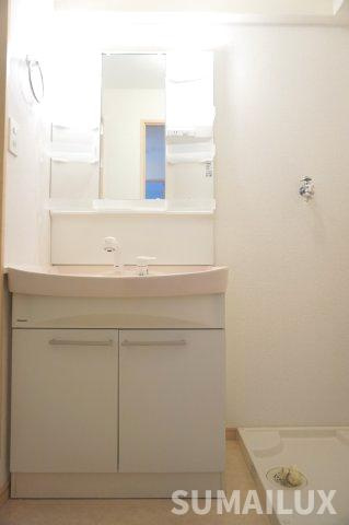 菊池郡菊陽町大字津久礼の賃貸マンションの洗面所