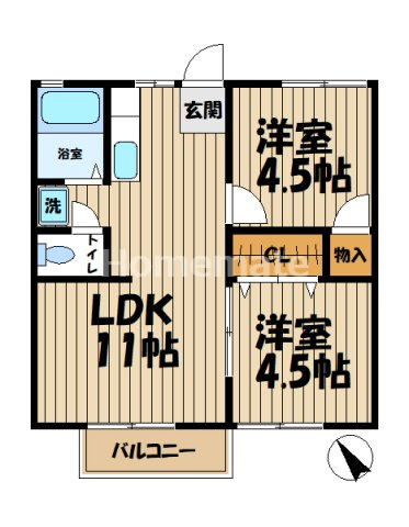 【間取り】 | ハイツ永嶋