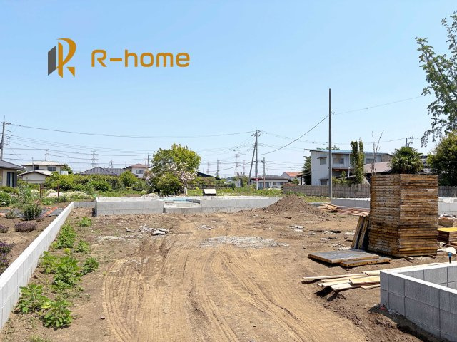 那珂市杉第3　新築戸建て　4号棟の外観|2026年8月完成予定！近隣の同仕様完成物件をご見学いただけます♪
