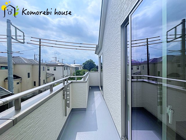 さいたま市西区三橋　第2期　新築一戸建て　ハートフルタウン　Bのバルコニー|26.7.27撮影済み